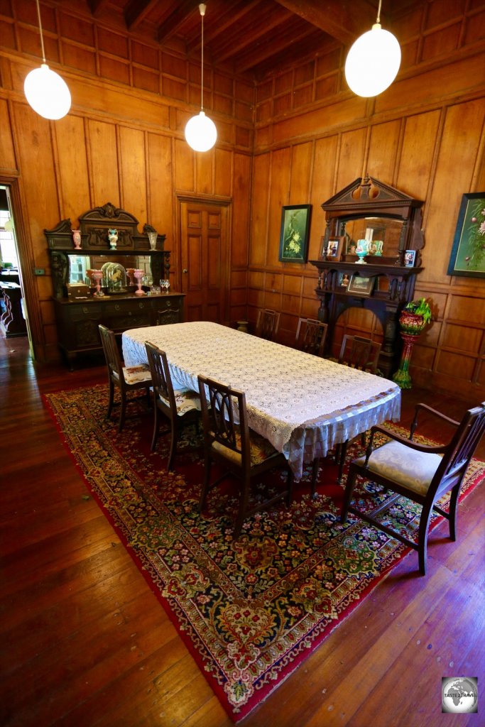 The dining room at Oceania House.