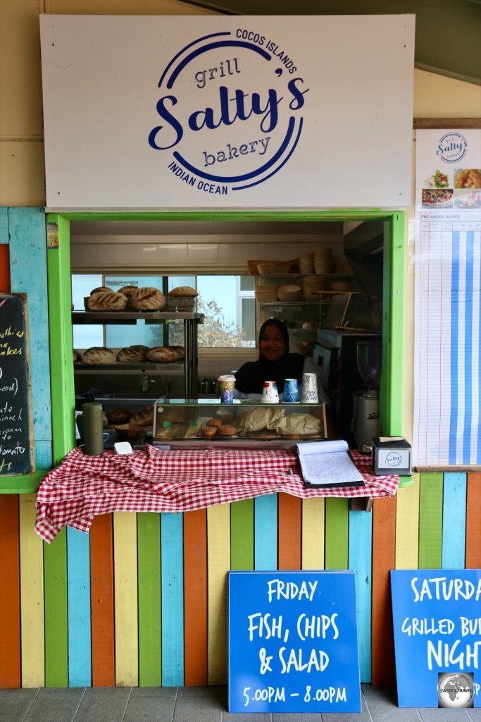 Salty's Grill and Bakery, home to the only freshly baked Sourdough on the Cocos (Keeling) Islands.