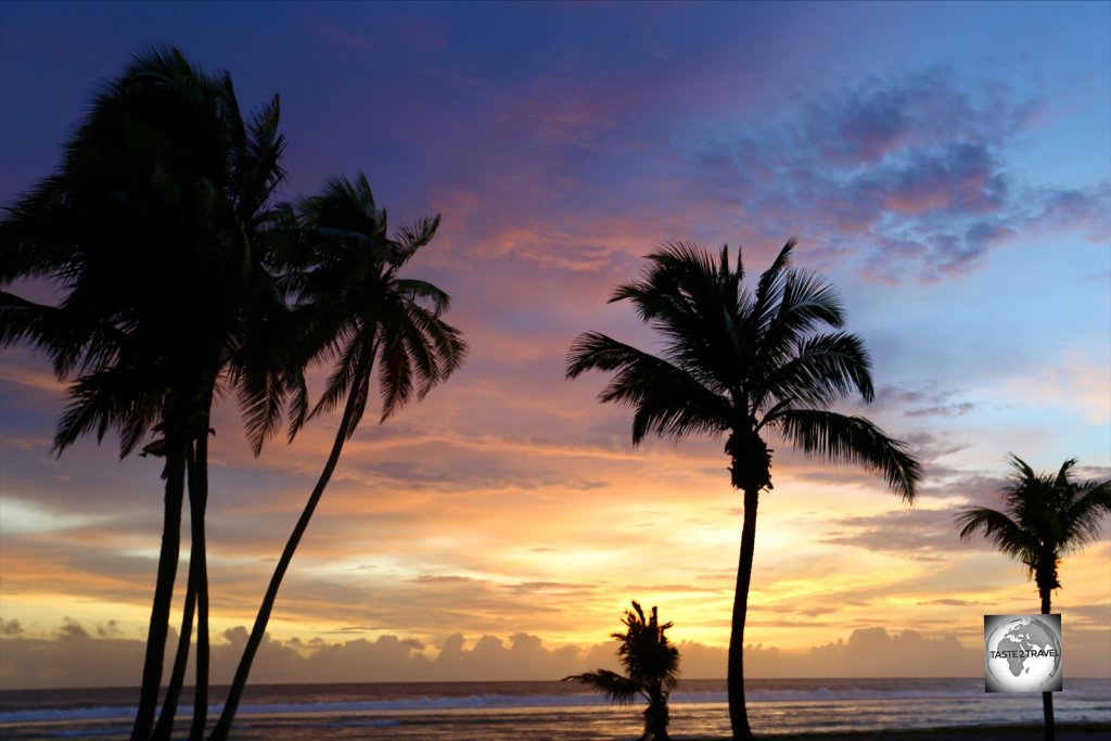 Sunset on West Island, Cocos (Keeling) Islands.