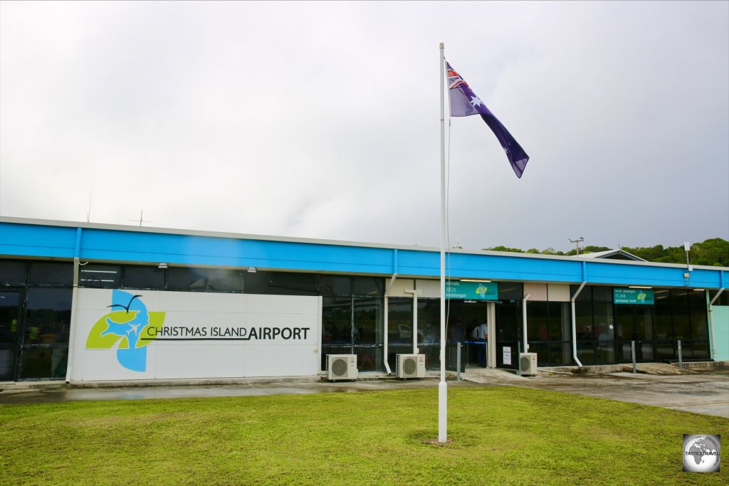 The terminal at Christmas Island airport.