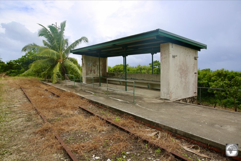 The abandoned railway station at South Point.