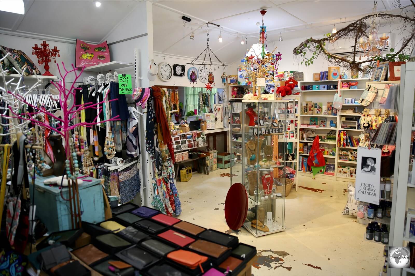 The best shopping on Christmas Island is at the <i>Wild Papaya</i> boutique in The Settlement.