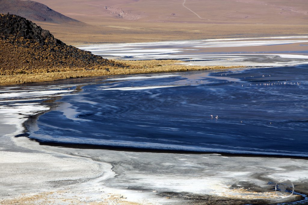 A photographers dream, Laguna Colorada is a highlight of the Bolivian Altiplano, a surreal world of colours and contours, of dramatic scenery and rugged horizons.