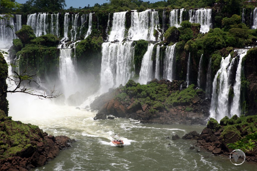 The name ‘Iguazu’ is loosely translated from the indigenous Guarani language as “big water”.