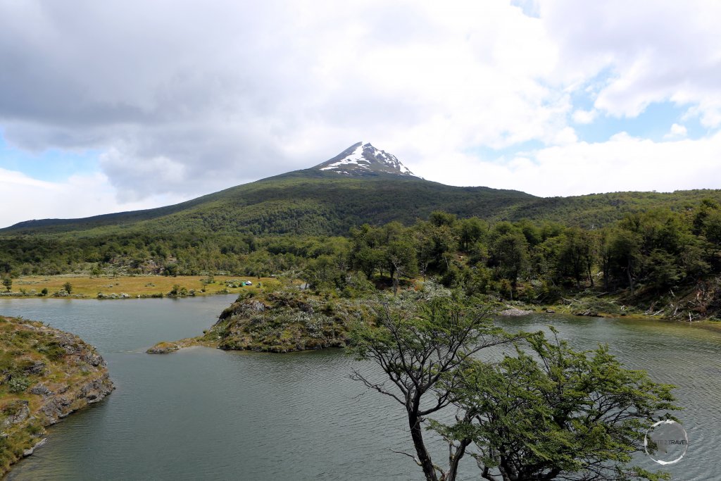 A view of Lapataia Bay, Tierra del Fuego National Park, Argentina.