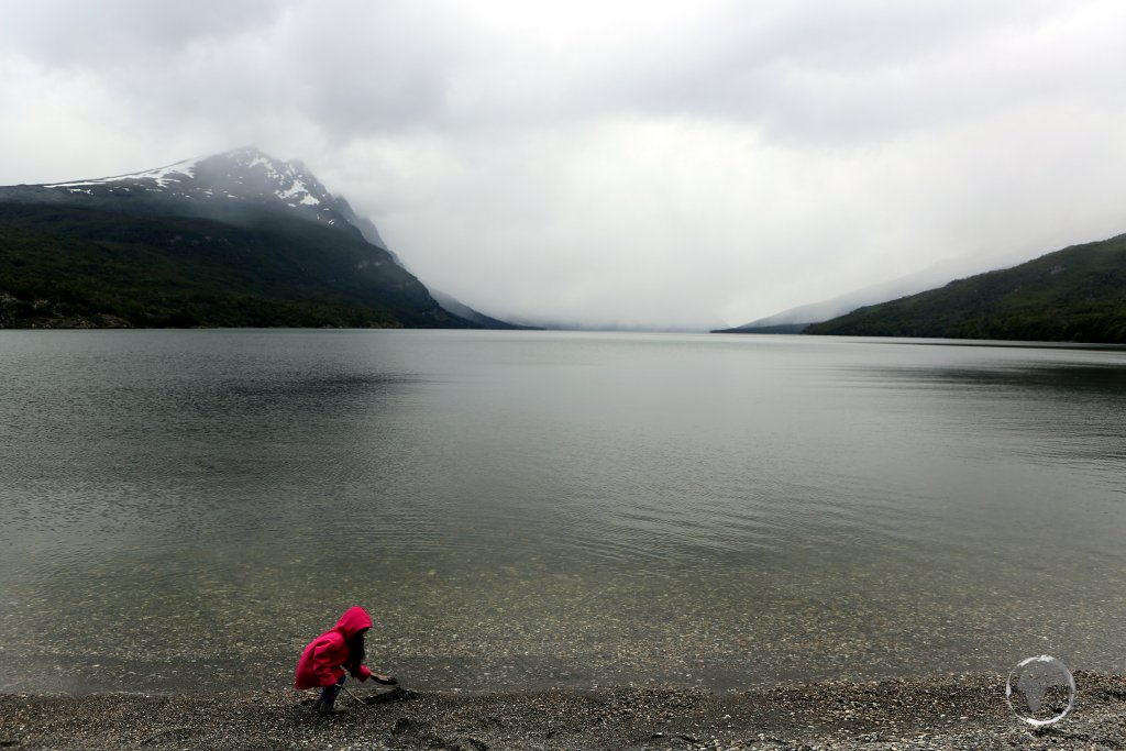 Located in Tierra del Fuego National Park, Lake Roca is an 11 km (6.8 mile) long glacial lake which is surrounded by mountain peaks.