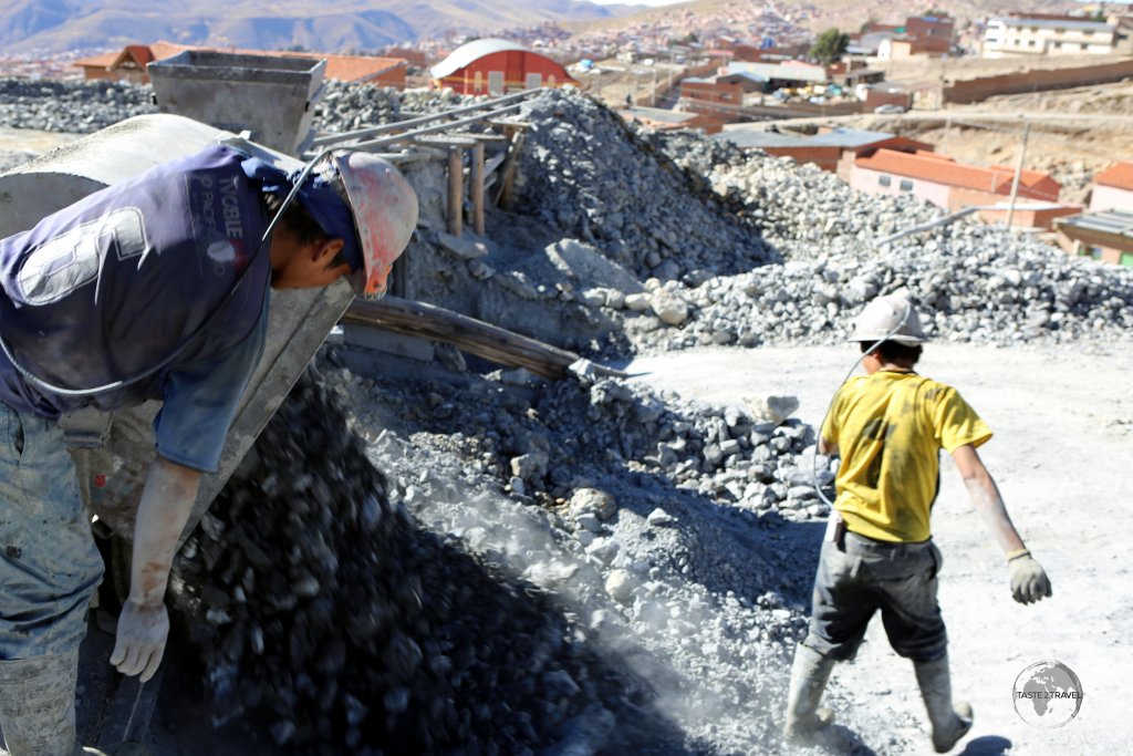 Today, 16,000 miners toil inside Cerro Rico, much like their ancestors did, using picks, hammers, shovels and brute strength.