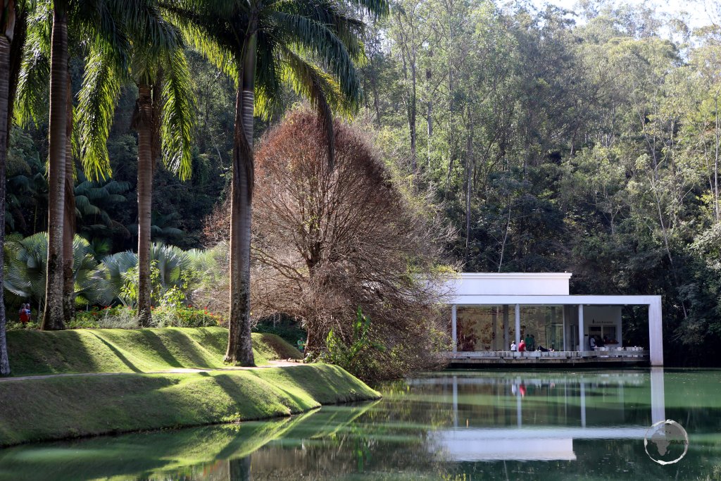 Inhotim botanical Garden and Contemporary art museum, Belo Horizonte, Minas Gerais state, Brazil.