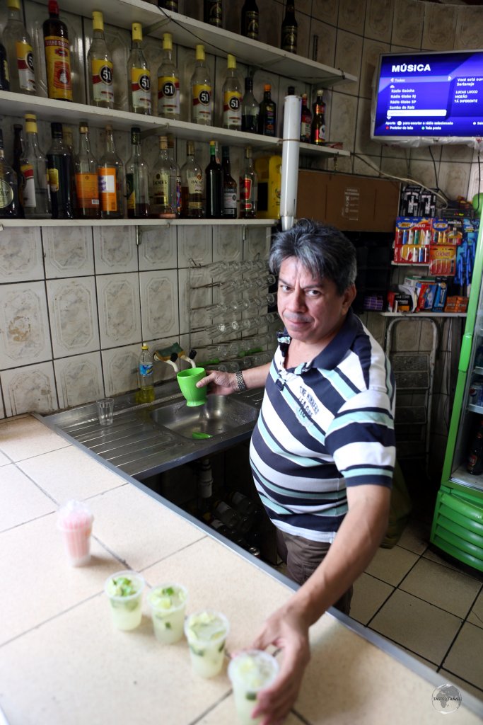 A resident of Rocinha favela, this barman once worked in a 5-star hotel on Copacabana beach. Today he mixes amazing Caipirinha's for locals and visitors.