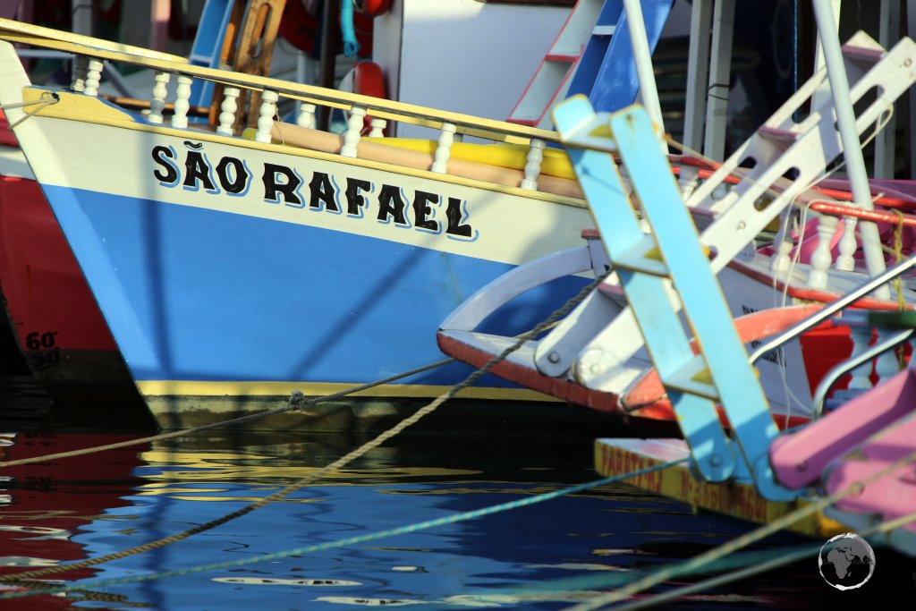 Traditional boats in Paraty harbour.