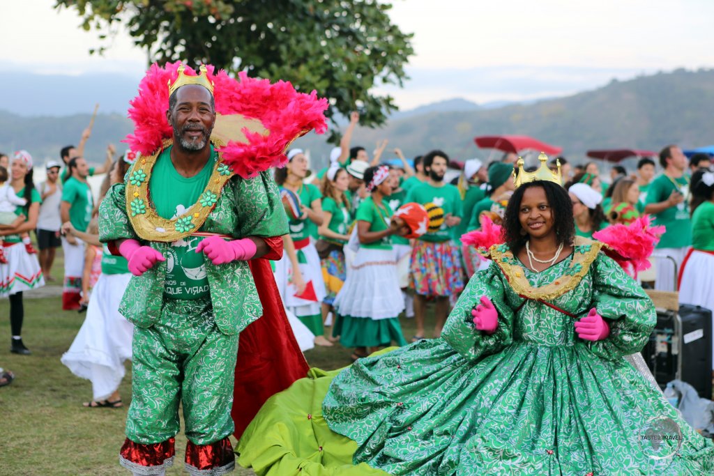A festival in the historic coastal town of Paraty, a highlight of Rio de Janeiro state.