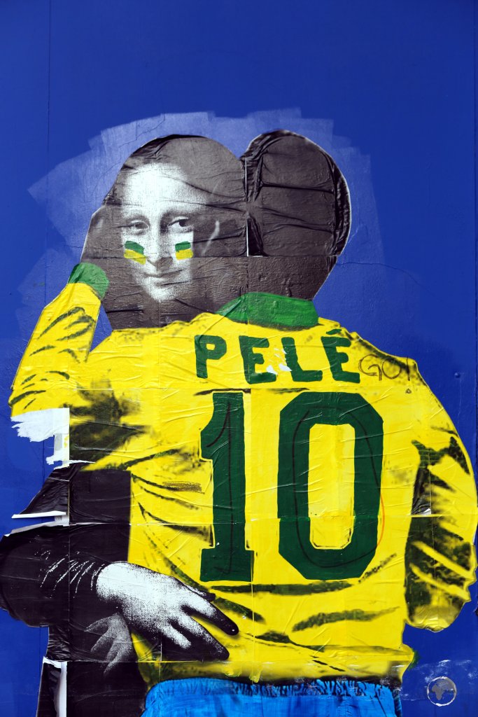 Street art in the upmarket 'Avenida Paulista' neighbourhood of Sao Paulo.