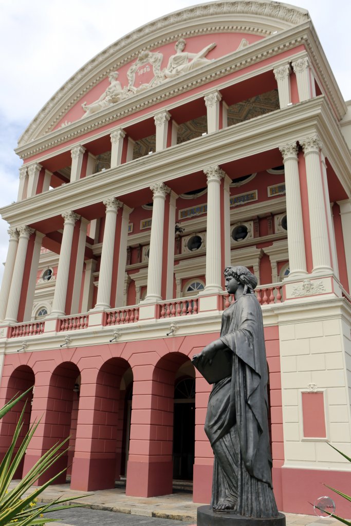 A highlight of Manaus, the Amazonas Theatre was built during the Belle Époque, at a time when fortunes were made in the rubber boom.