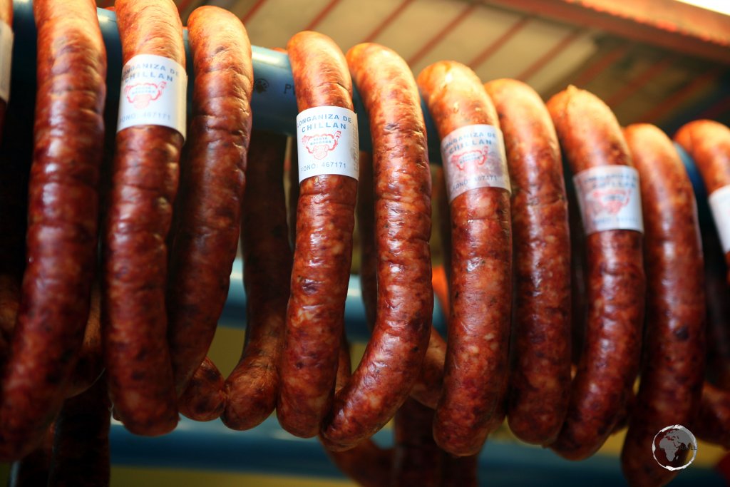 The Chilean city of Chillán is famous for its 'Longaniza', which are Chorizo-style sausages.