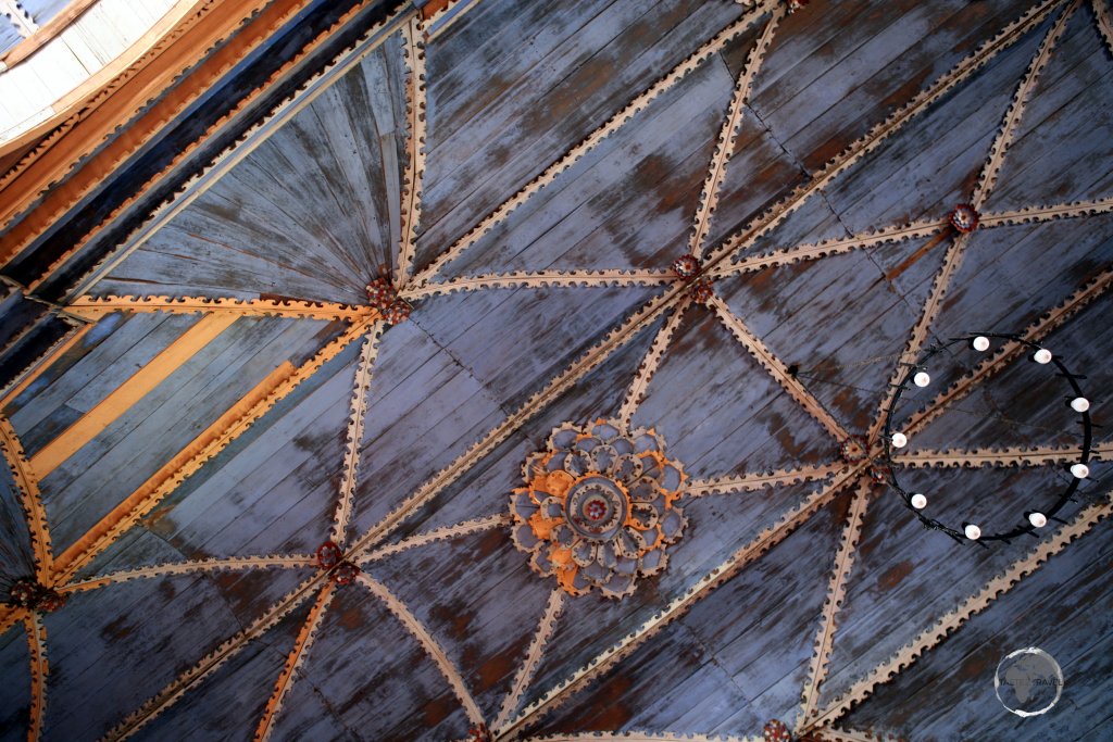 The 'Iglesia de Achao' belongs to a group of 16 iconic wooden churches found on Chiloé Island that were declared a UNESCO World Heritage site.