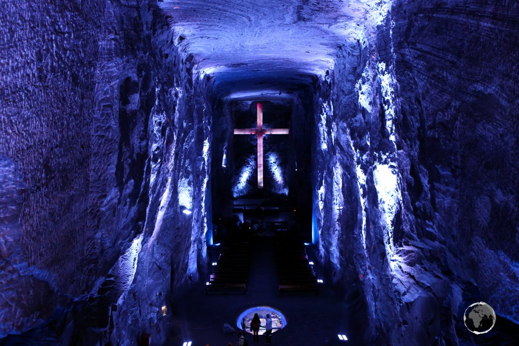Zipaquirá is famous for its huge 'Salt Cathedral', an underground church built inside a former salt mine.