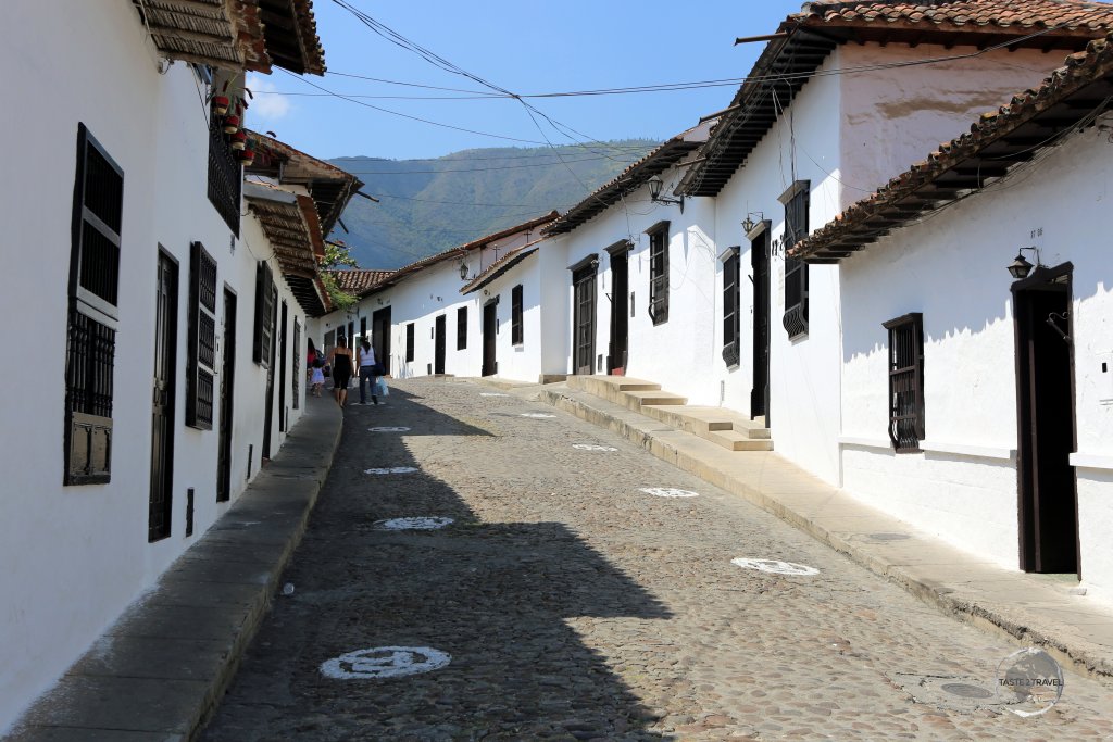 Thanks to a strict building code, the town of Girón is known as "La Ciudad Blanca' (The White City) due to every building being covered in whitewash.