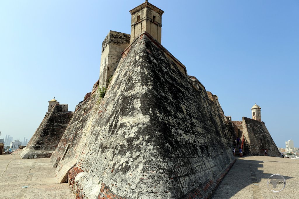 'Castillo San Felipe de Barajas' was the crown jewel in the defence system of Cartagena, once the most important port city for the shipment of new world treasures back to Spain.