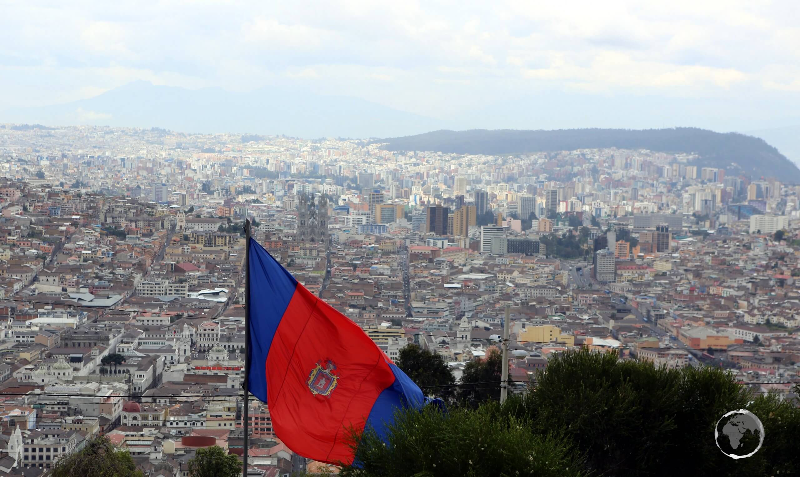 Home to two million people, Quito, Ecuador's capital, sits high in the Andean foothills at an altitude of 2,850 metres (9,350 ft).