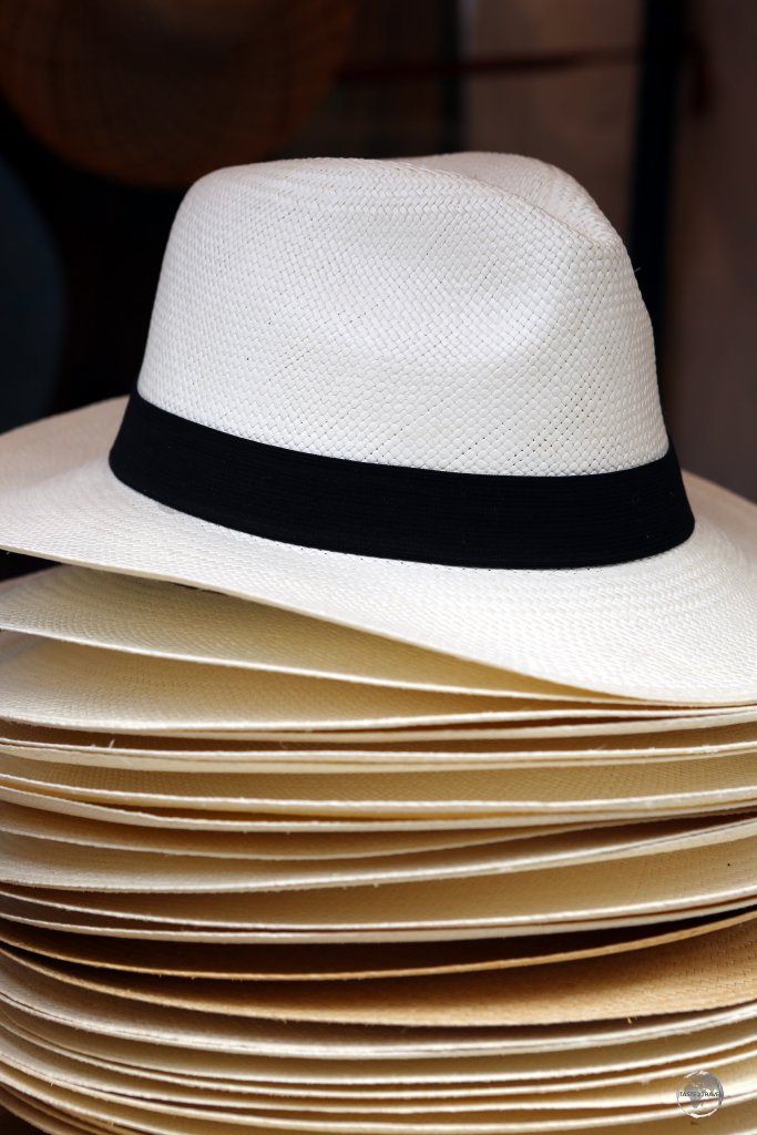 Despite their name, 'Panama hats' are actually handmade in Ecuador.
