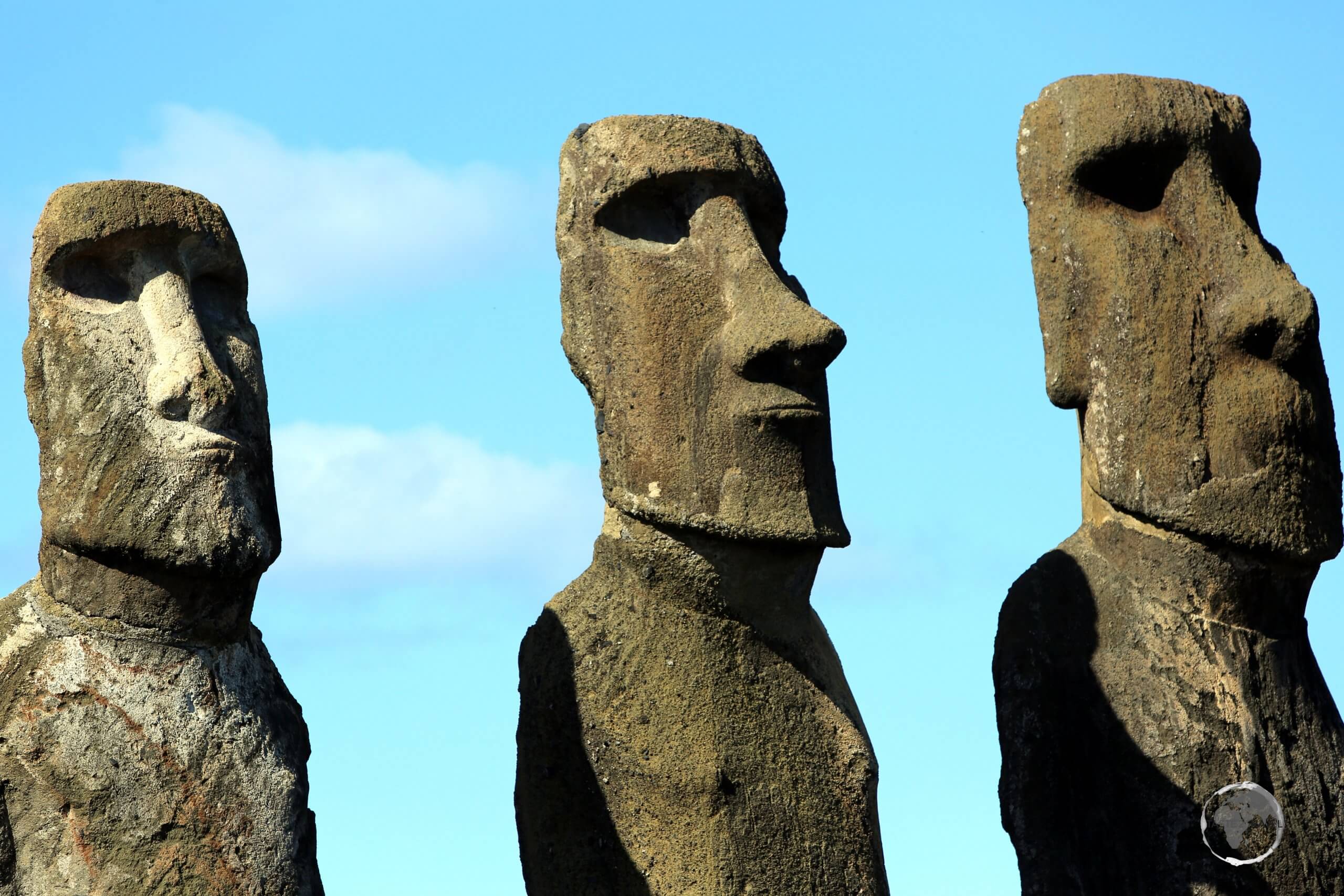 All moai were installed with empty eye sockets. Once their eyes were added, the statue was given 'life', and was then able to offer protection to the inhabitants of Easter Island.
