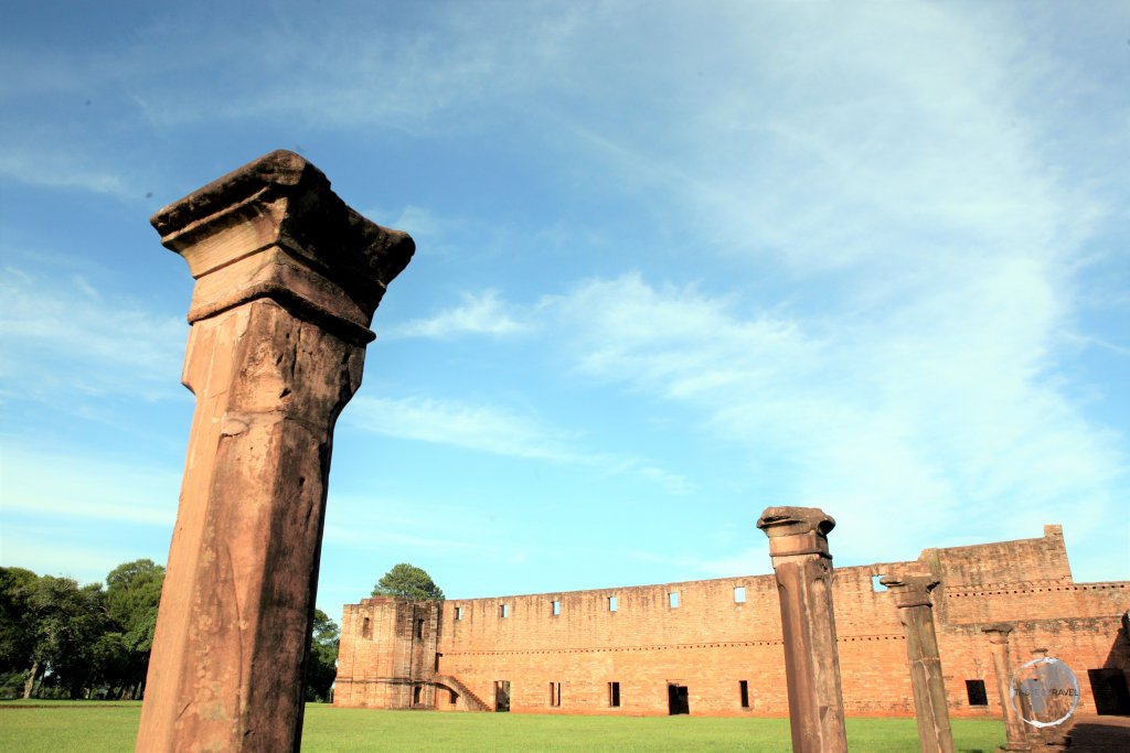 Located near the modern Paraguay city of Encarnación, and just across the river Paraná from Argentina, 'Jesús de Tavarangue' was a Jesuit mission which was founded in 1760.