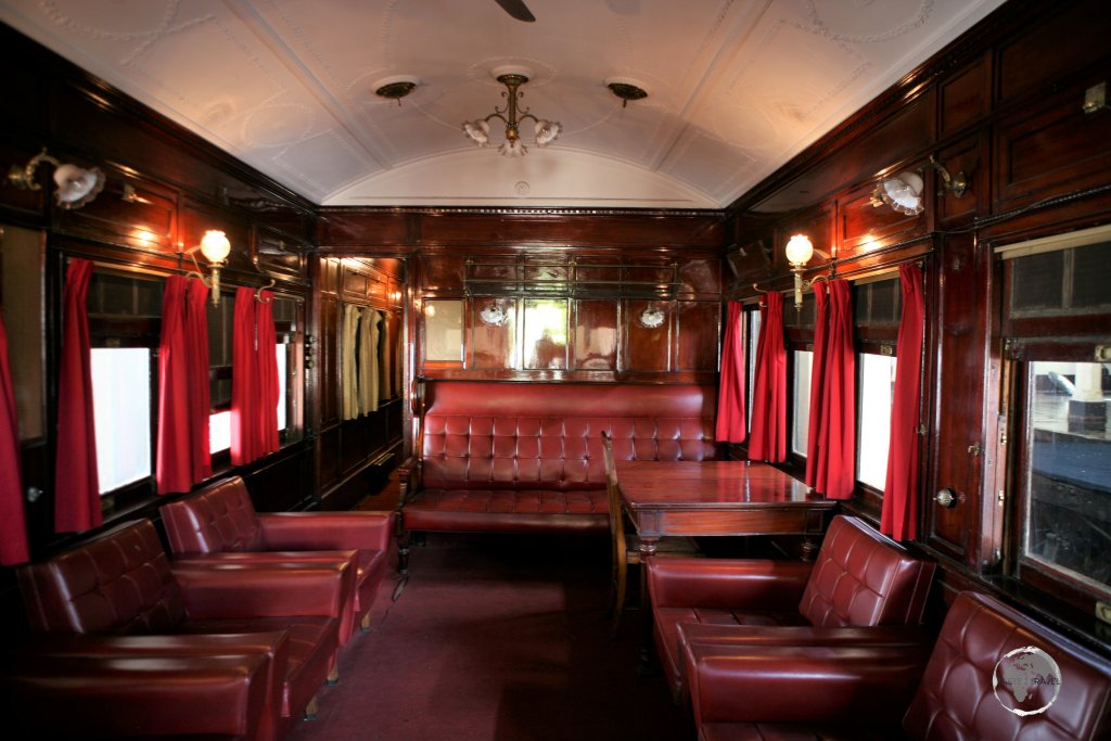 A restored rail carriage is a highlight of the 'Museo de la Estacion Central del Ferrocarril Carlos Antonio Lopez' which is housed in the, now disused, Asunción central station.