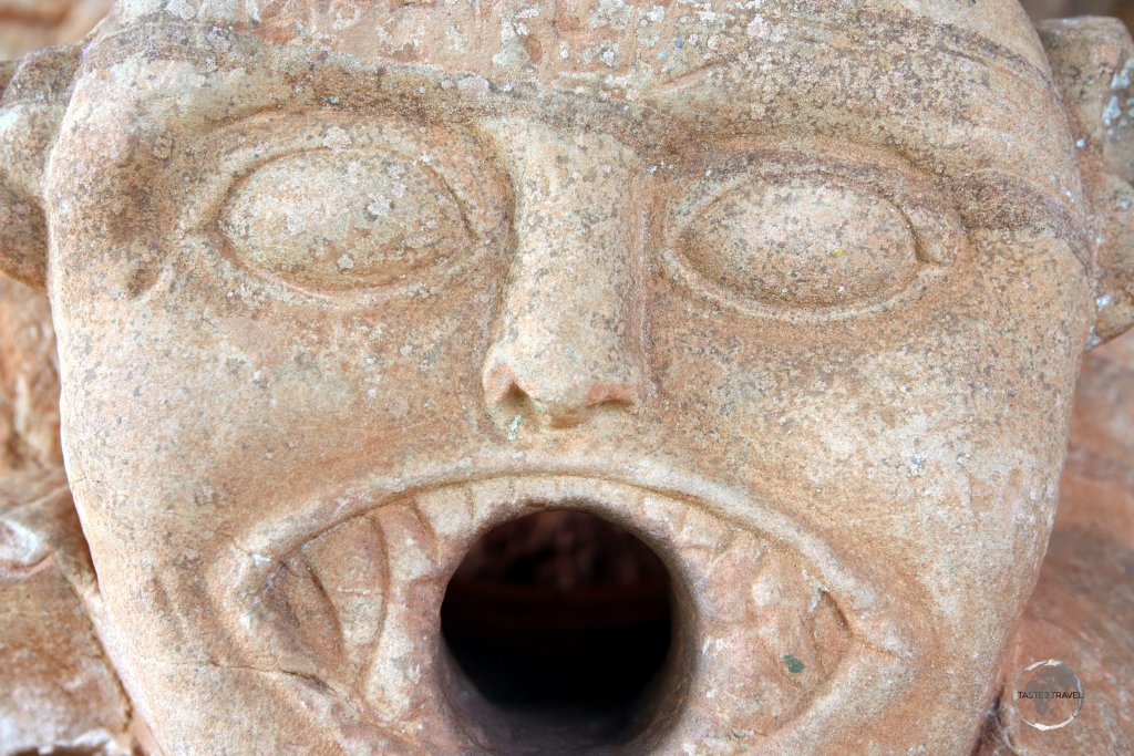 An ancient version of an Emoticon at 'La Santísima Trinidad de Paraná' Jesuit mission in Paraguay.