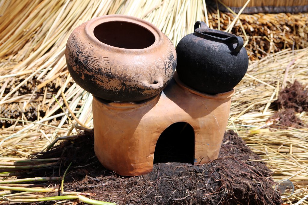 Fire can be very destructive in a world where everything is made of dried reeds. Kitchen stoves are fired on damp peat mounds, ensuring an entire island doesn't go up in flames!