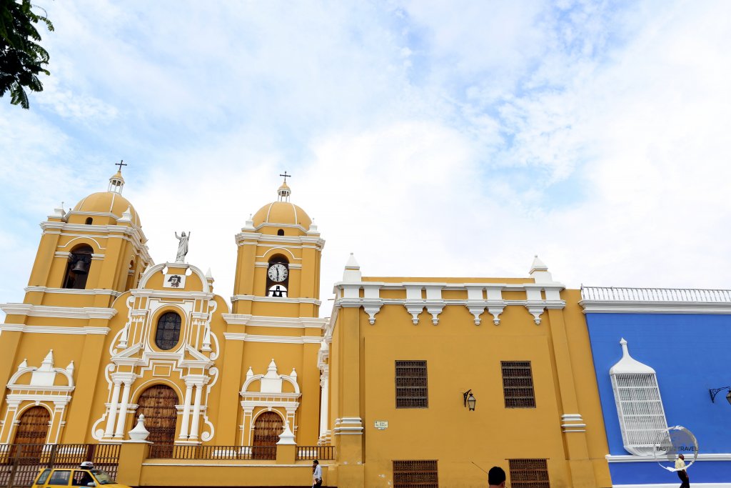 Constructed between 1647-1666 on Plaza de Armas, Trujillo Cathedral, also known as the Cathedral Basilica of St. Mary is the main cathedral of Trujillo, Peru.