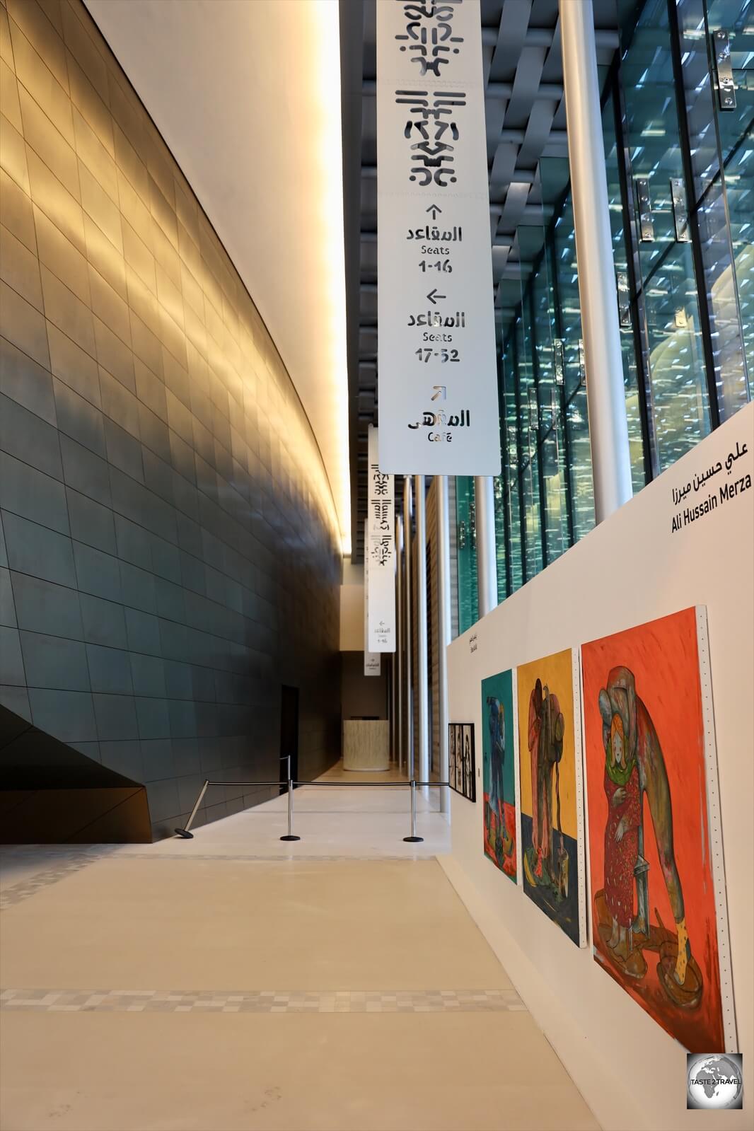 Art exhibition at the Bahrain National Theatre.
