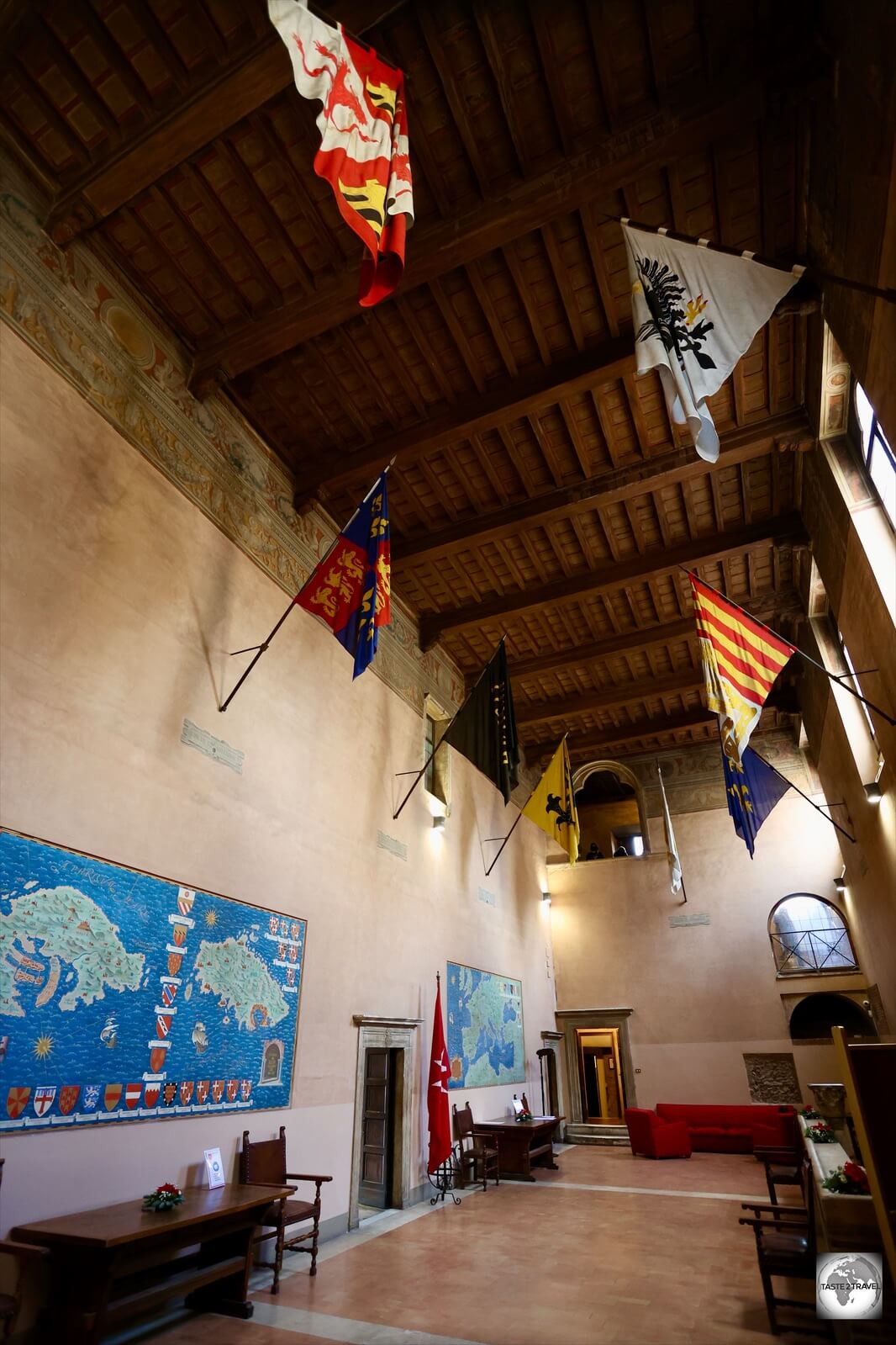 A view of the Hall of Honour.