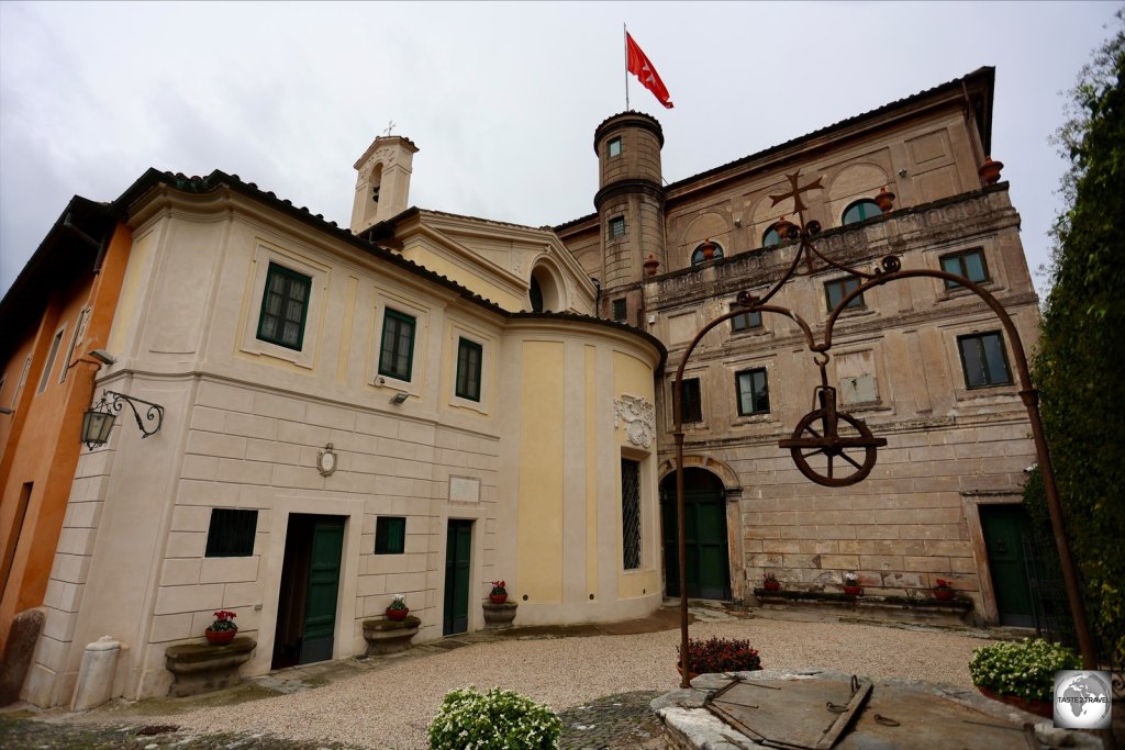 A view of the Magistral Villa from the villa garden.