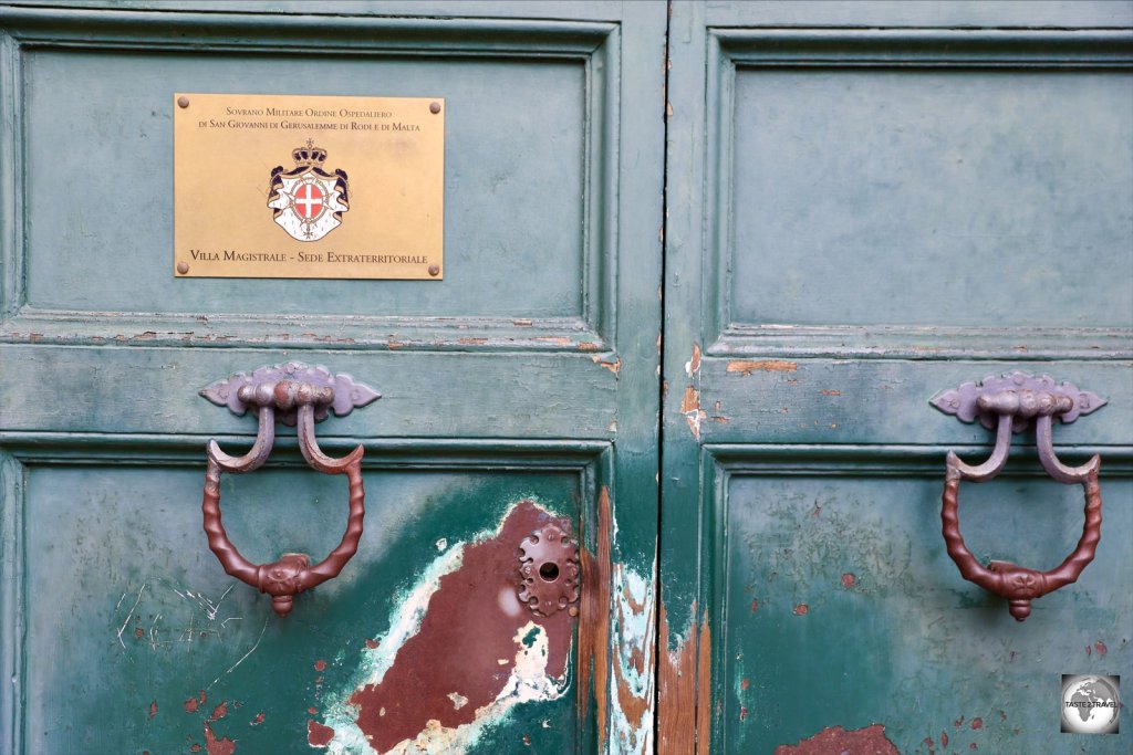 A view of the famous 'Keyhole of Malta' at the Magistral Villa.