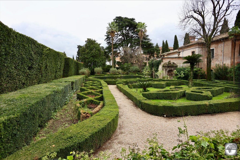 The gardens at the Magistral Villa.