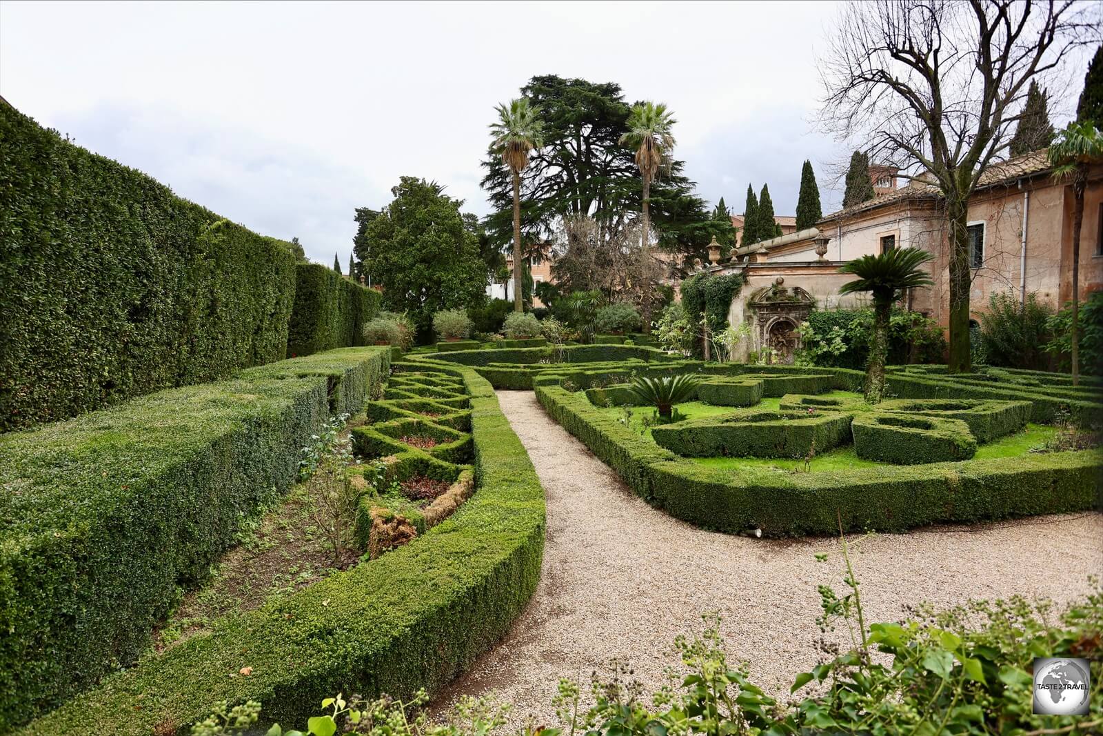 The gardens at the Magistral Villa were designed by Piranesi.