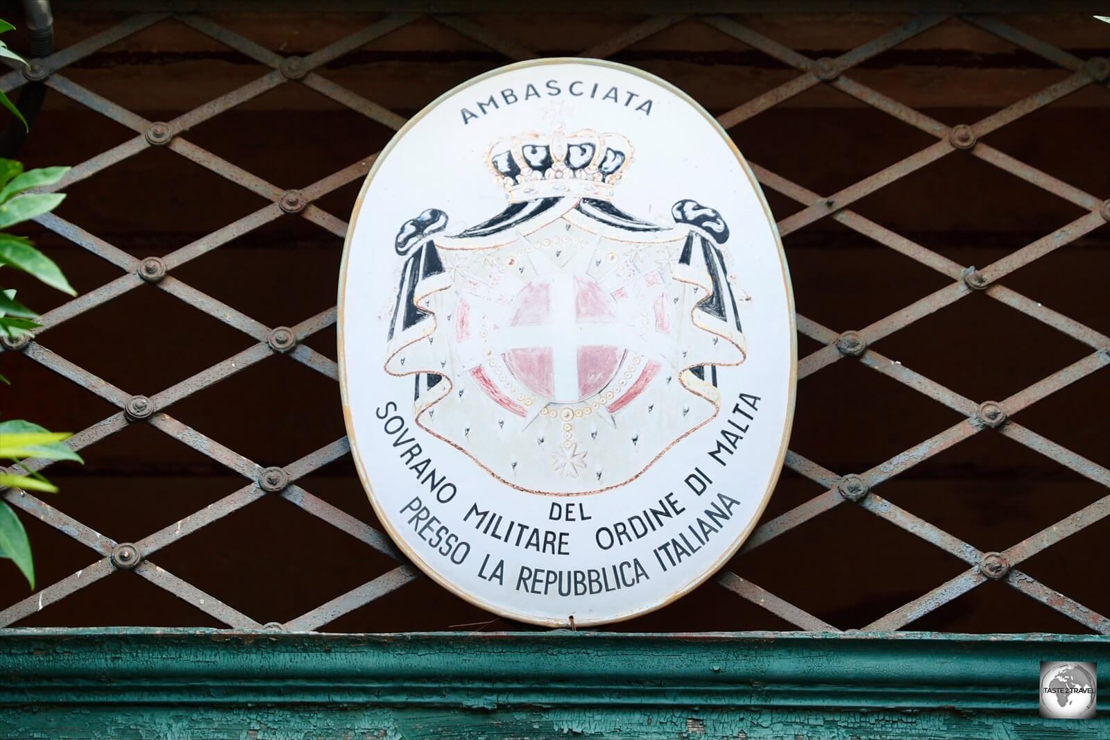 Detail of an entrance at the Villa Magistral.