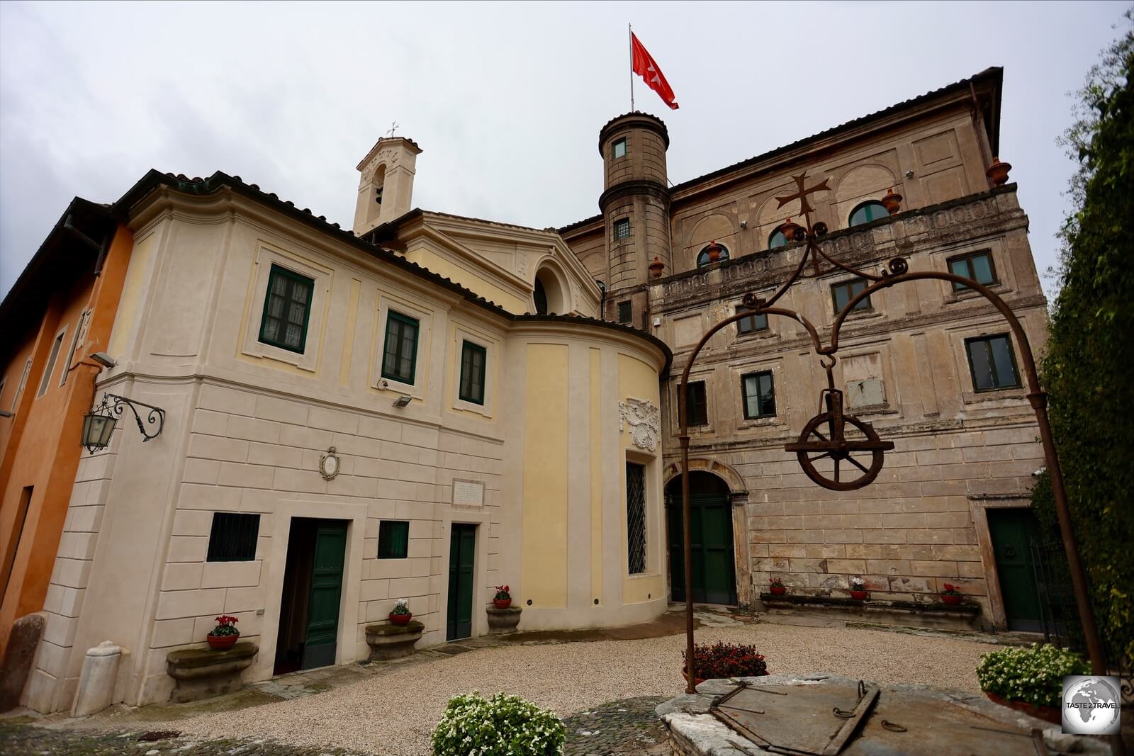 A view of the Magistral Villa from the Villa garden.