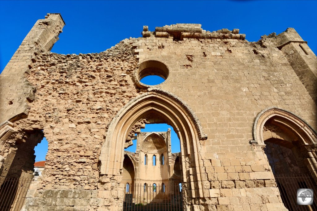 The ruins of St. George's of the Greeks church in Famagusta.