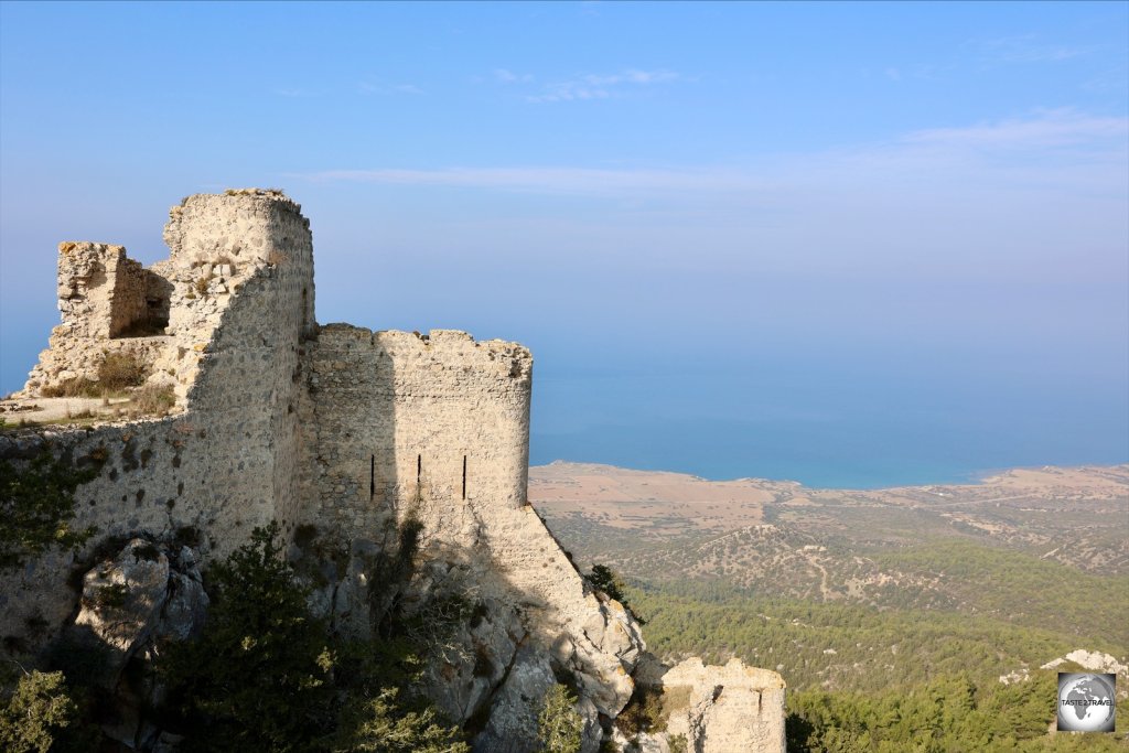 Overlooking the north coast of Cyprus, Kantara castle dates from the Byzantine period.