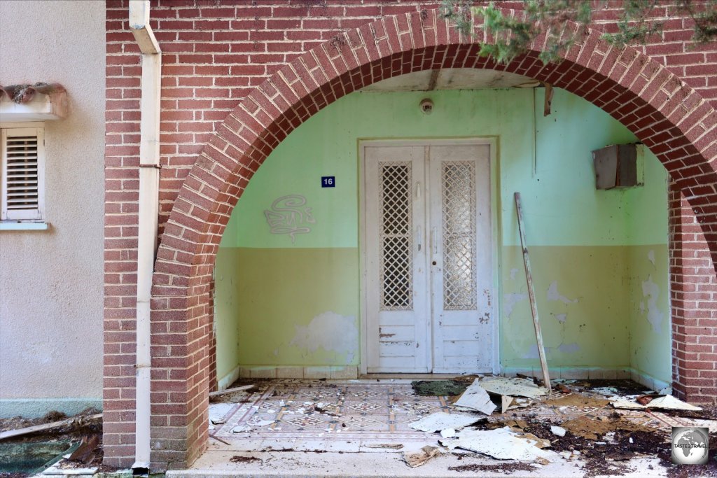 An abandoned Greek Cypriot home in the Northern Cyprus village of Kantara.