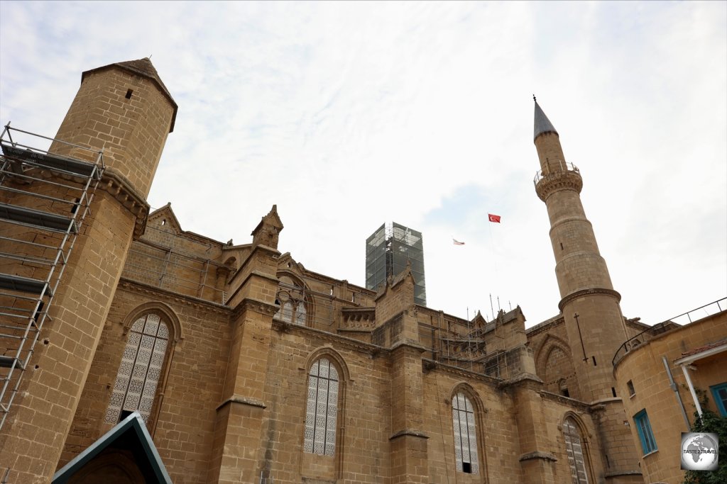 Selimiye Mosque is a former Christian cathedral converted into a mosque under the Ottomans.