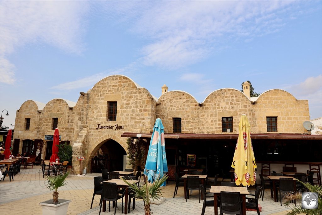 Kumarcilar Han, a former caravanserai, is the setting for many cafe and restaurants in North Nicosia.