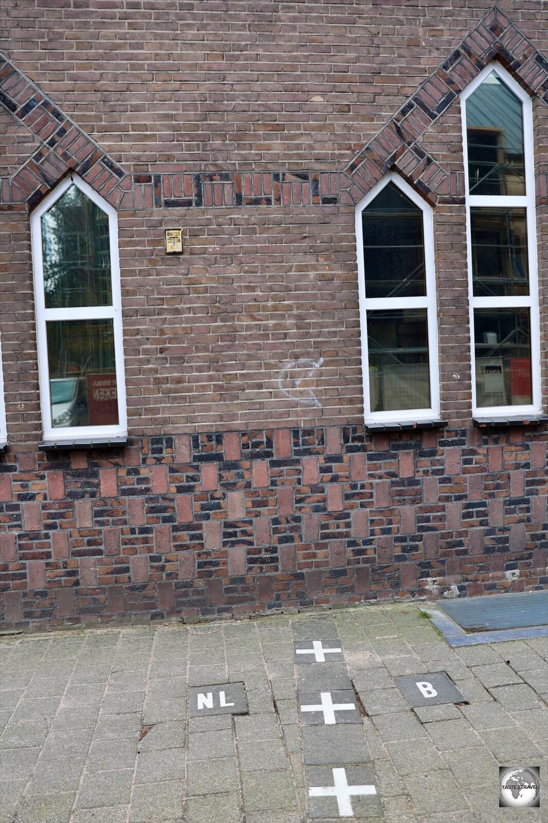 The Baarle Cultural Centre, on Pastoor de Katerstraat, is divided between two countries.