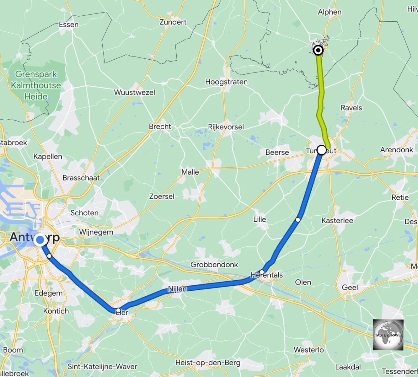 Reaching Baarle is easily done from either Belgium or the Netherlands.