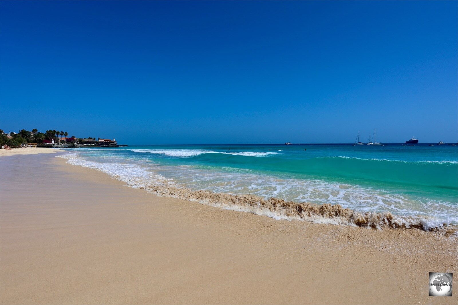 Santa Maria beach on Sal Island.