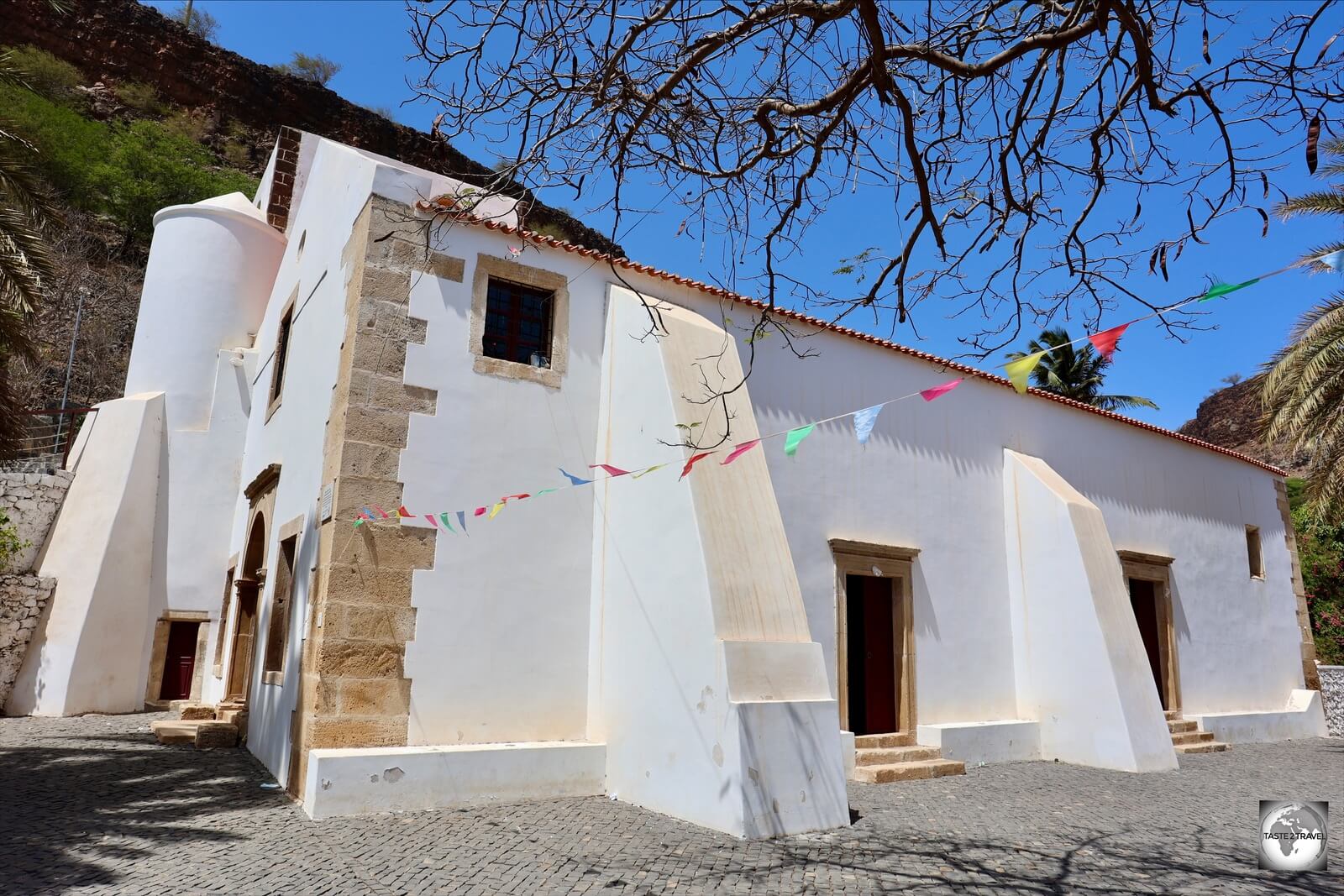 The oldest church in the colonial world, the Nossa Senhora do Rosario church, Cidade Velha.