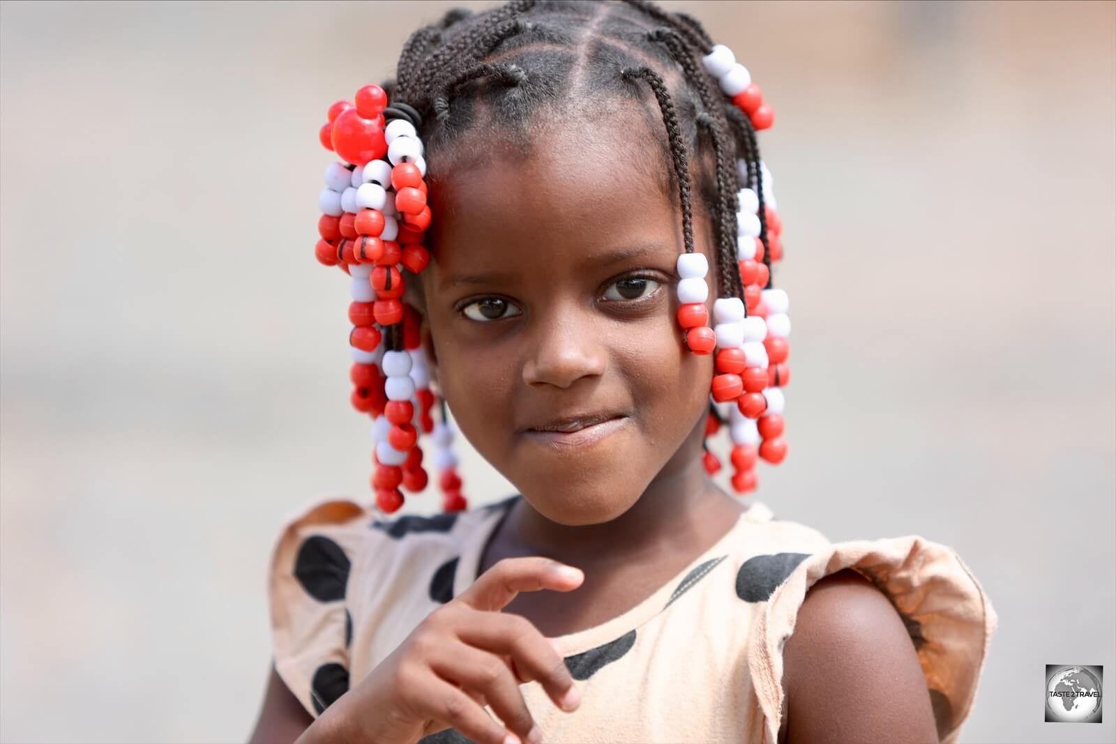 A young girl in Cidade Velha.
