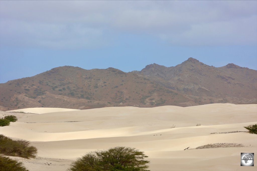 A view of the Viana desert which lies in the rugged interior of Boa Vista.