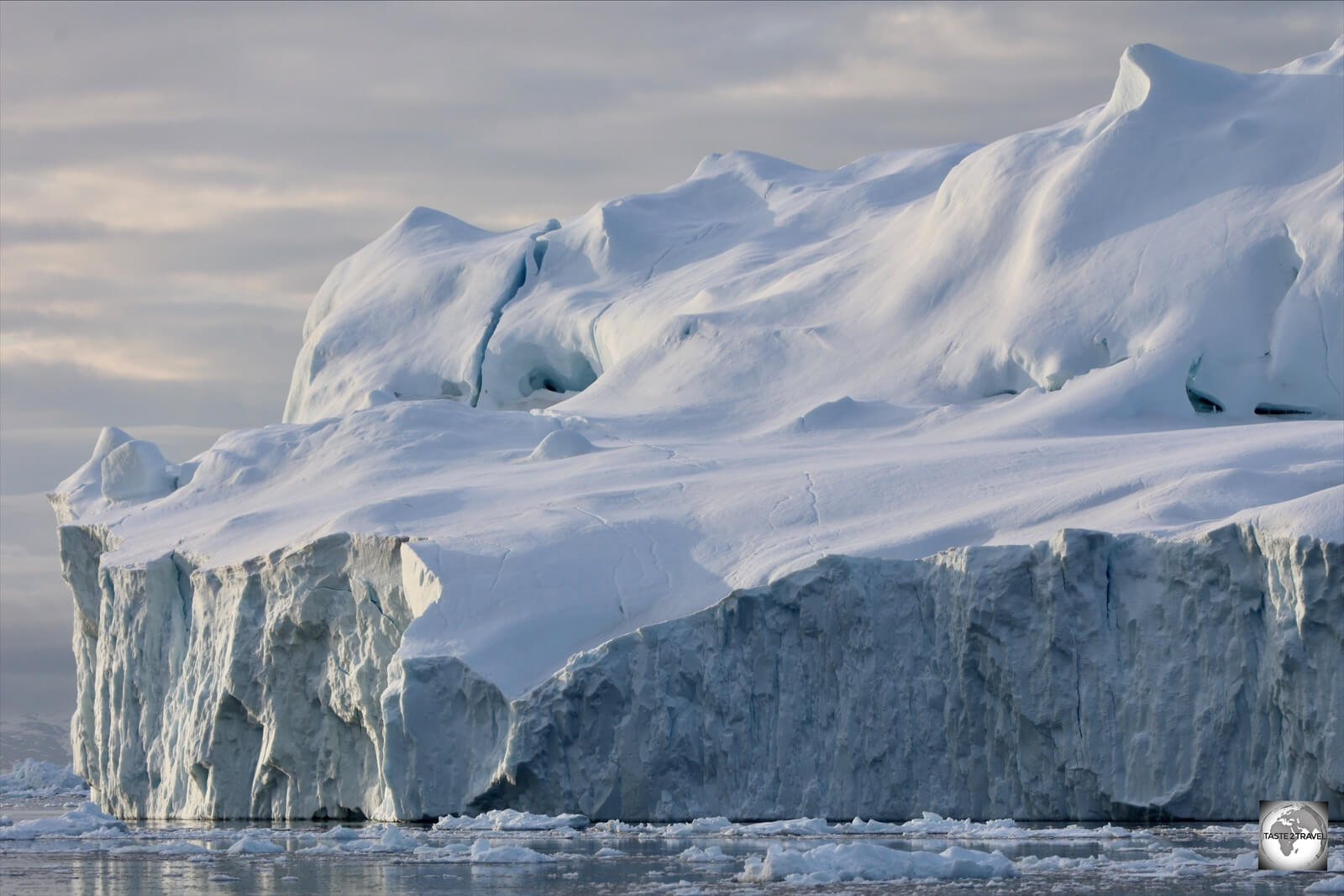 It's hard to believe that these are floating mountains of ice!
